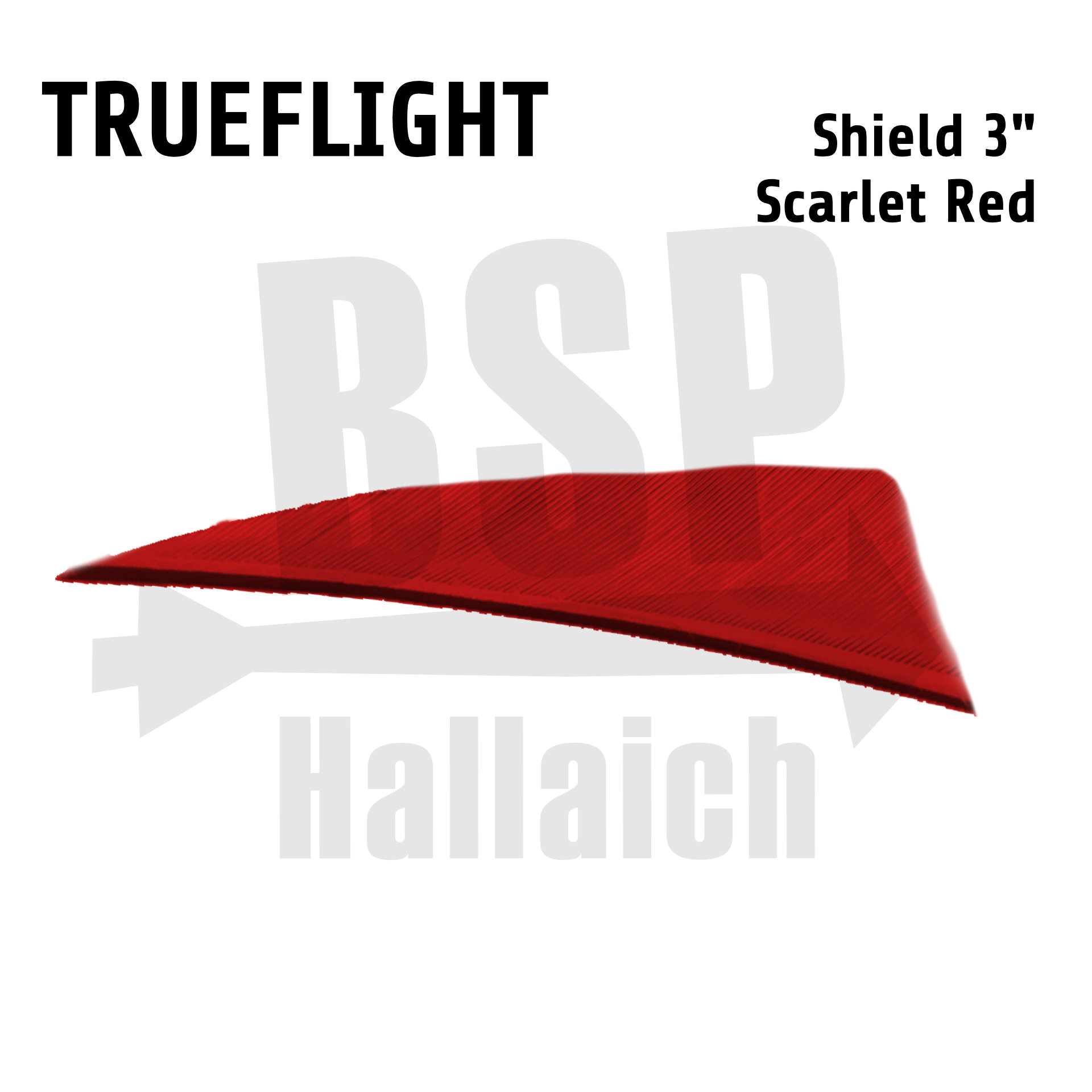Trueflight Naturfedern - Shield 3"