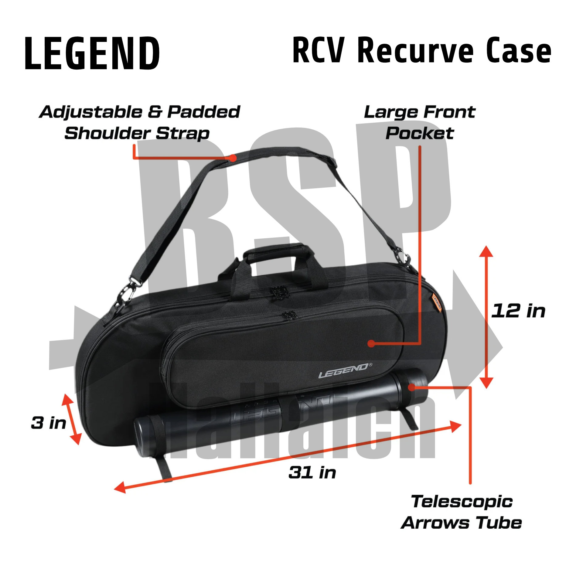 Legend RCV Recurve Bow Case