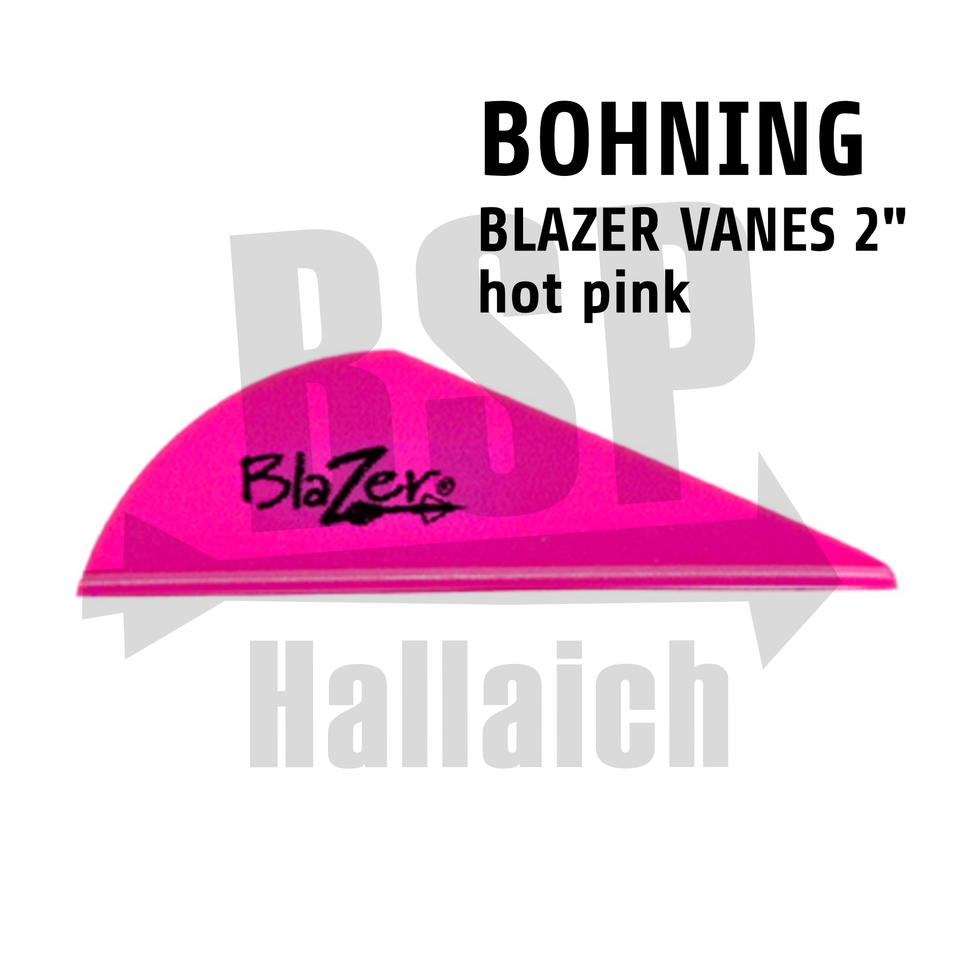 Bohning Blazer Vanes Hot Pink